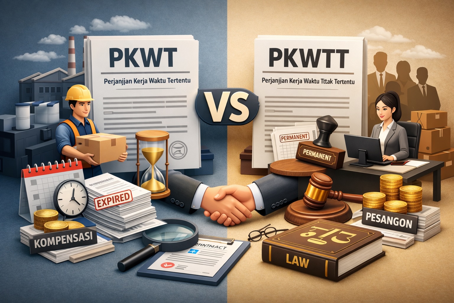 PKWT vs PKWTT di Indonesia